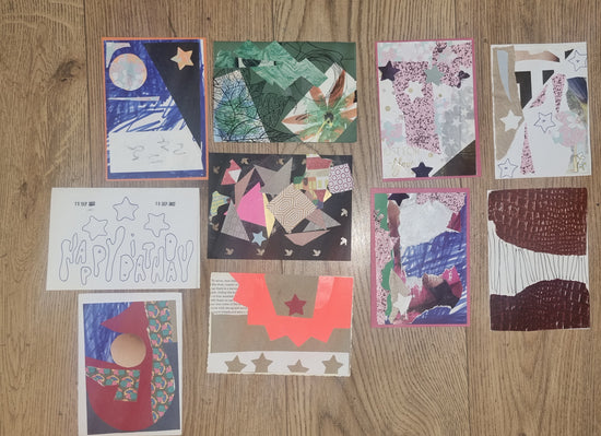 Upcycled Greetings Card Making Workshop - PLASTIQUE By Siân