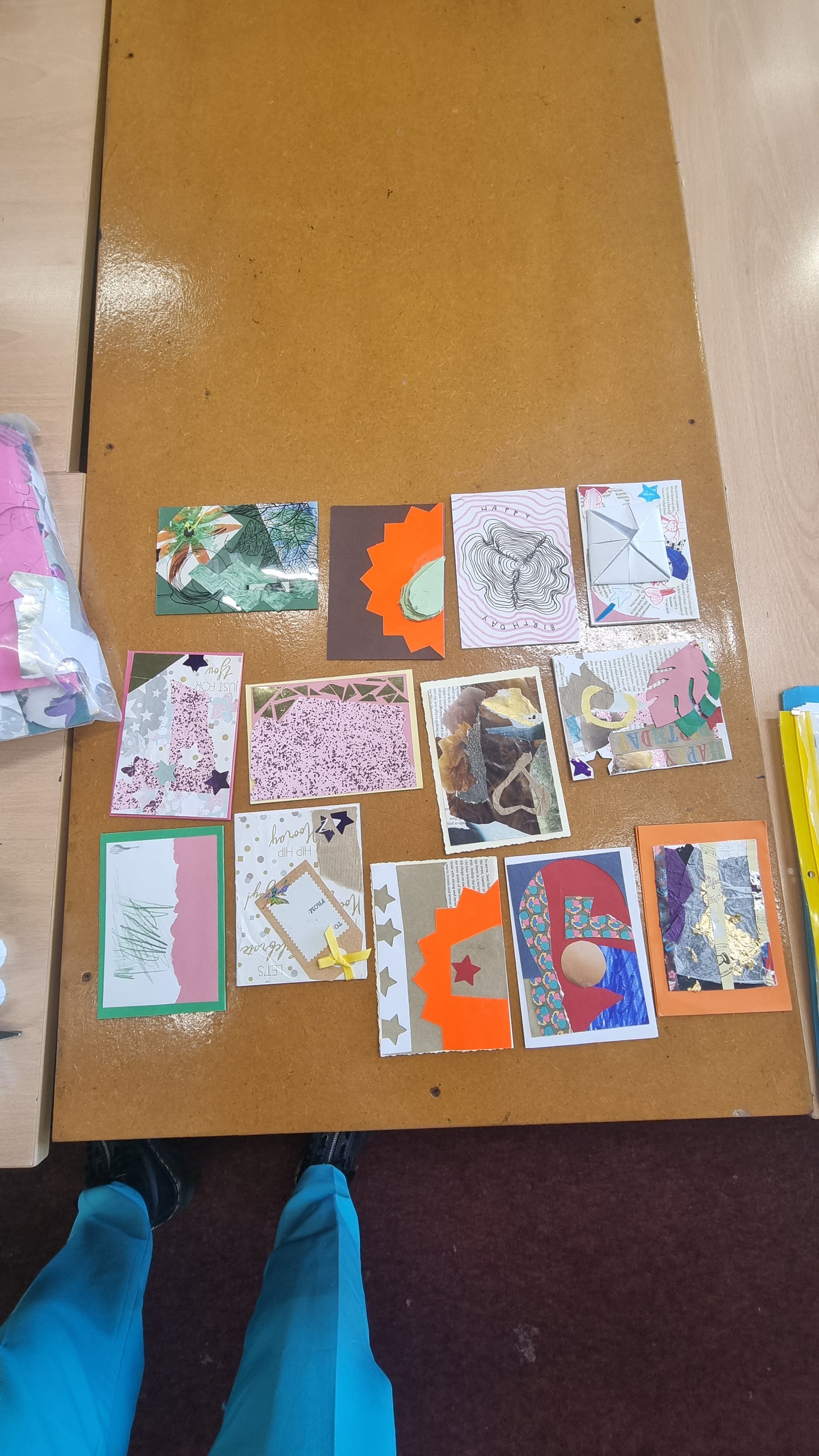 Upcycled Greetings Card Making Workshop - PLASTIQUE By Siân