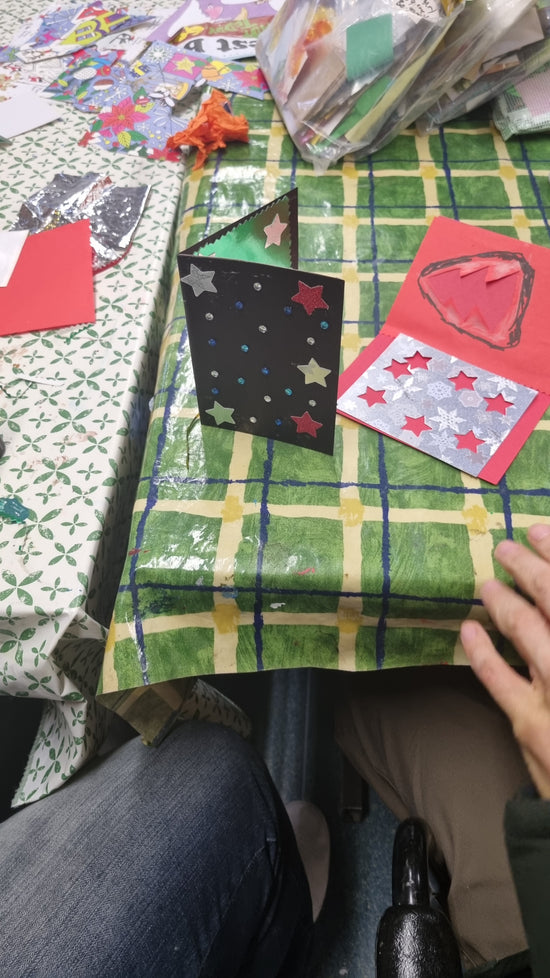 Upcycled Greetings Card Making Workshop - PLASTIQUE By Siân