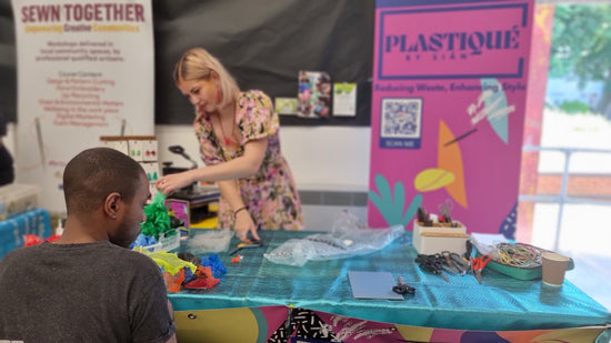 Upcycled Plastic Jewellery Making Workshop - PLASTIQUE By Siân