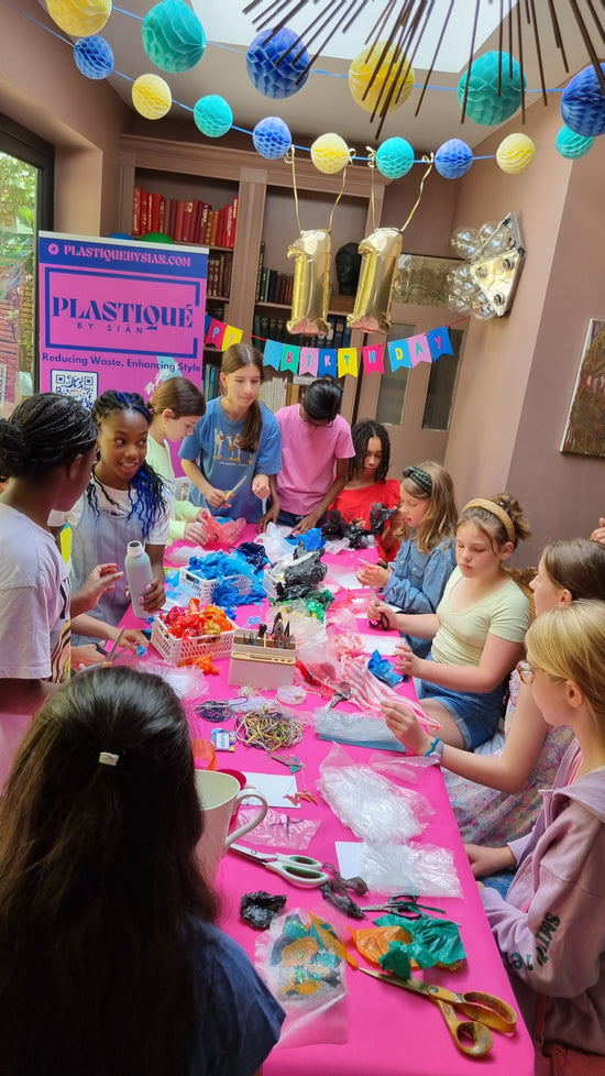 Upcycled Plastic Jewellery Making Workshop - PLASTIQUE By Siân