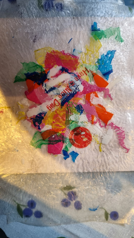 Upcycled Plastic Wall-Art Workshop - PLASTIQUE By Siân