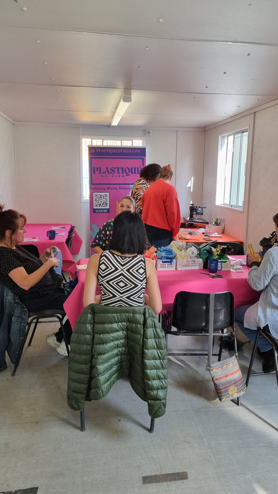 Upcycled Plastic Jewellery Making Workshop - PLASTIQUE By Siân