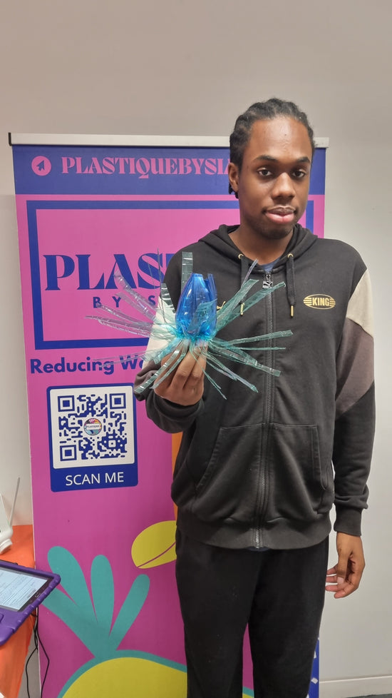 Upcycled Plastic Bottle Flower Making Workshop - PLASTIQUE By Siân