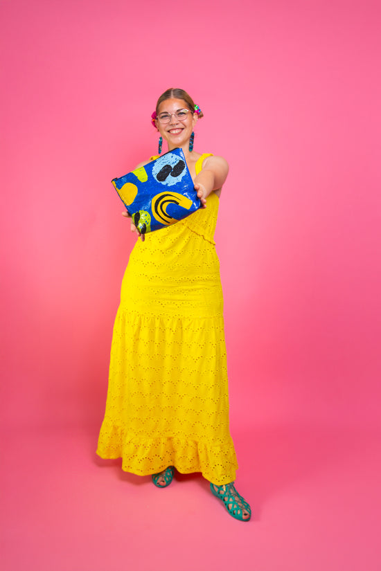 Medium make-up bag - recycled plastic