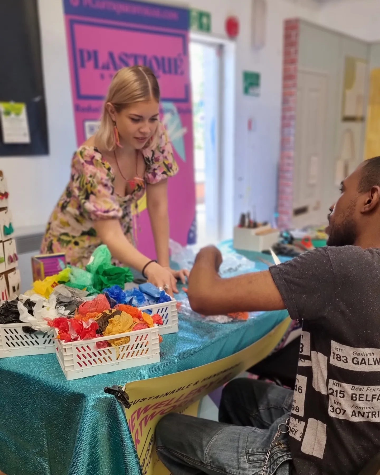 Upcycled Plastic Jewellery Making Workshop - PLASTIQUE By Siân