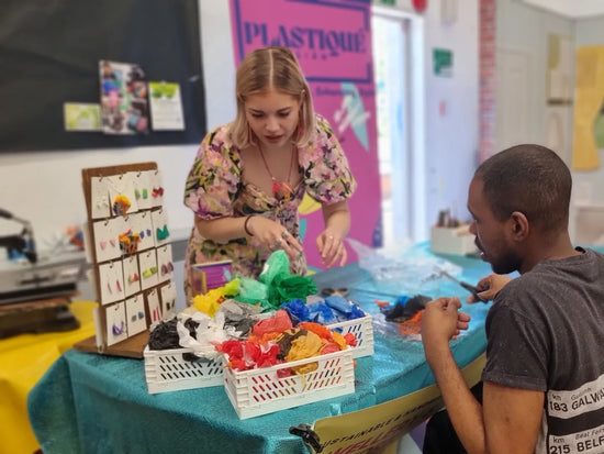 Upcycled Plastic Jewellery Making Workshop - PLASTIQUE By Siân