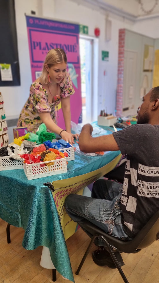 Upcycled Plastic Jewellery Making Workshop - PLASTIQUE By Siân