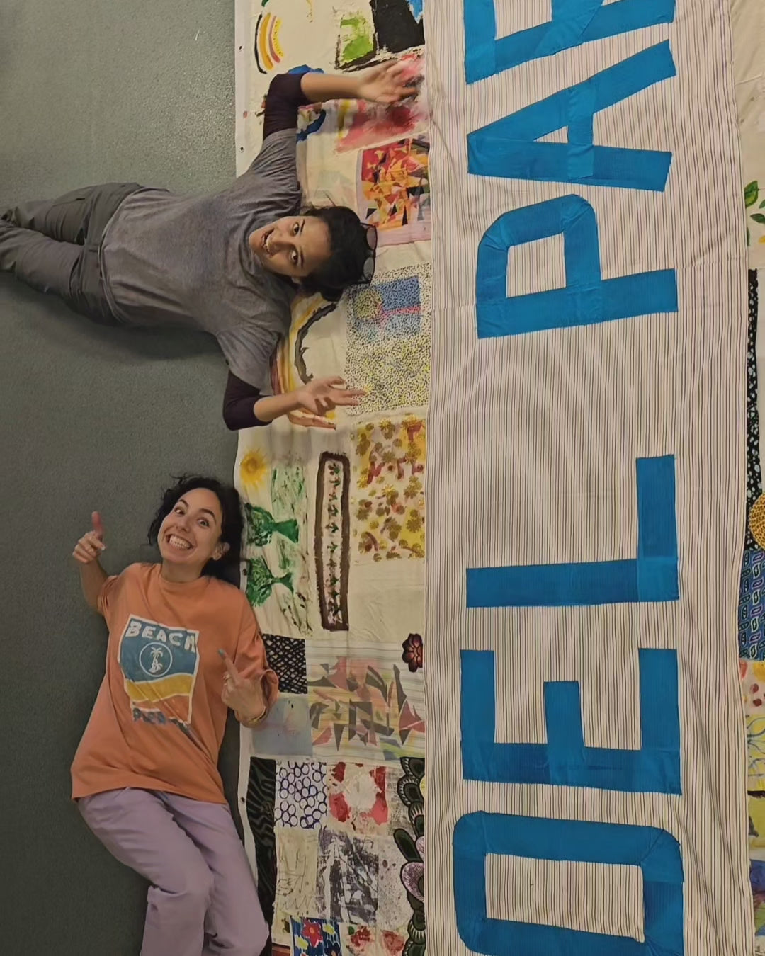 Load and play video in Gallery viewer, WORKSHOP: Community Banner Making- Mixed Media Textiles
