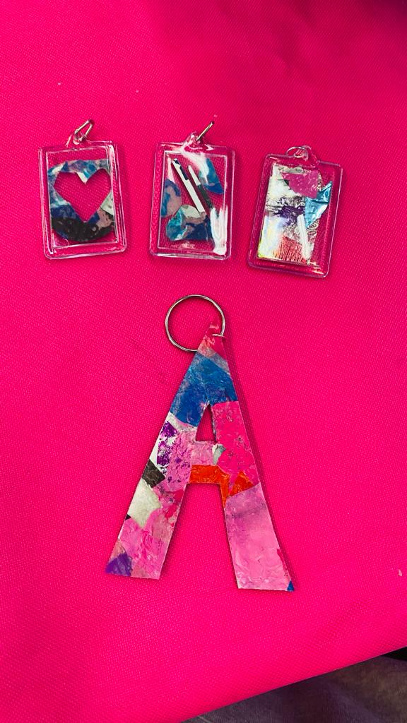 Upcycled Plastic keyring Making Workshop - PLASTIQUE By Siân