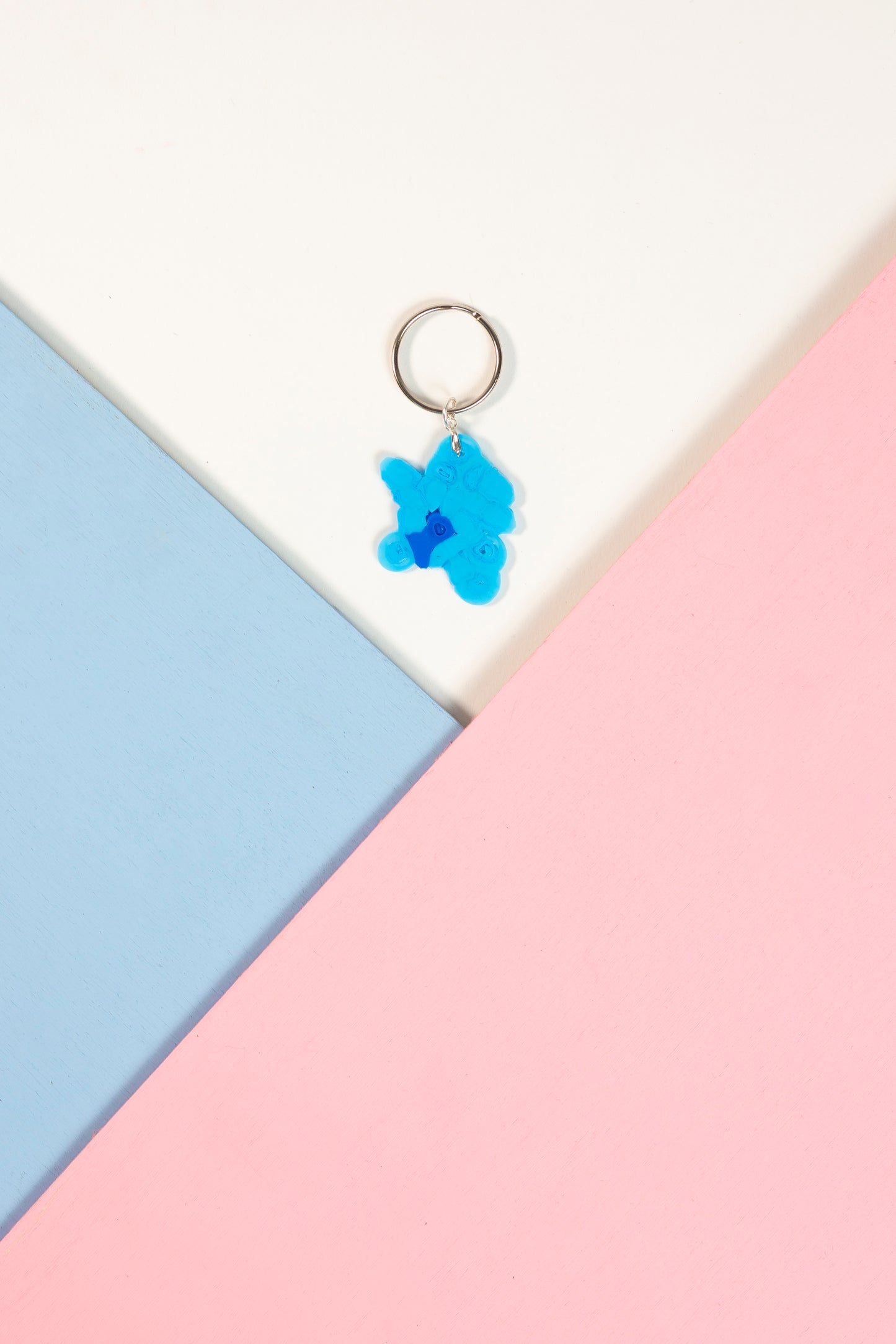 Keyring: Medium blue Hama Time accessory