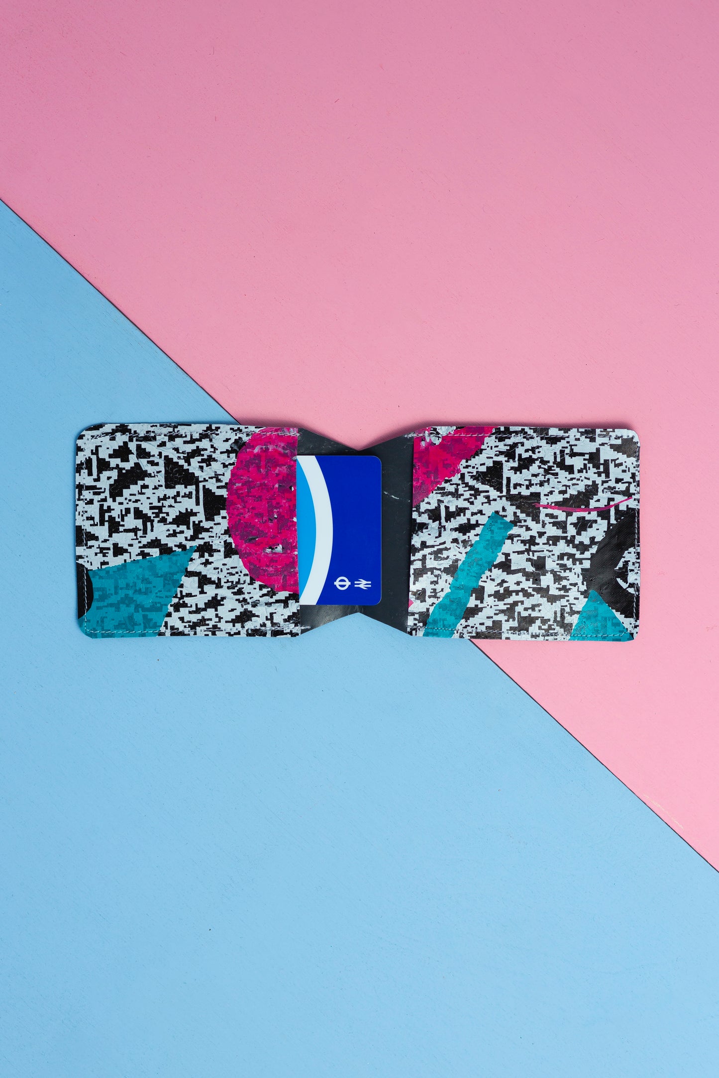 Card wallet: Asos turquoise and Pink