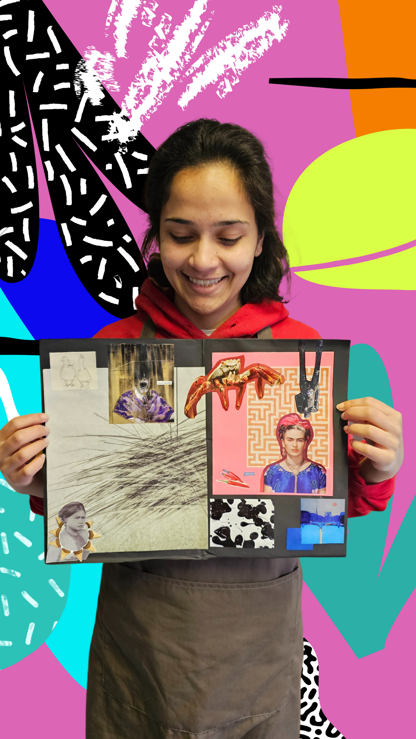 WORKSHOP: Collaged Artwork- Upcycled Papers