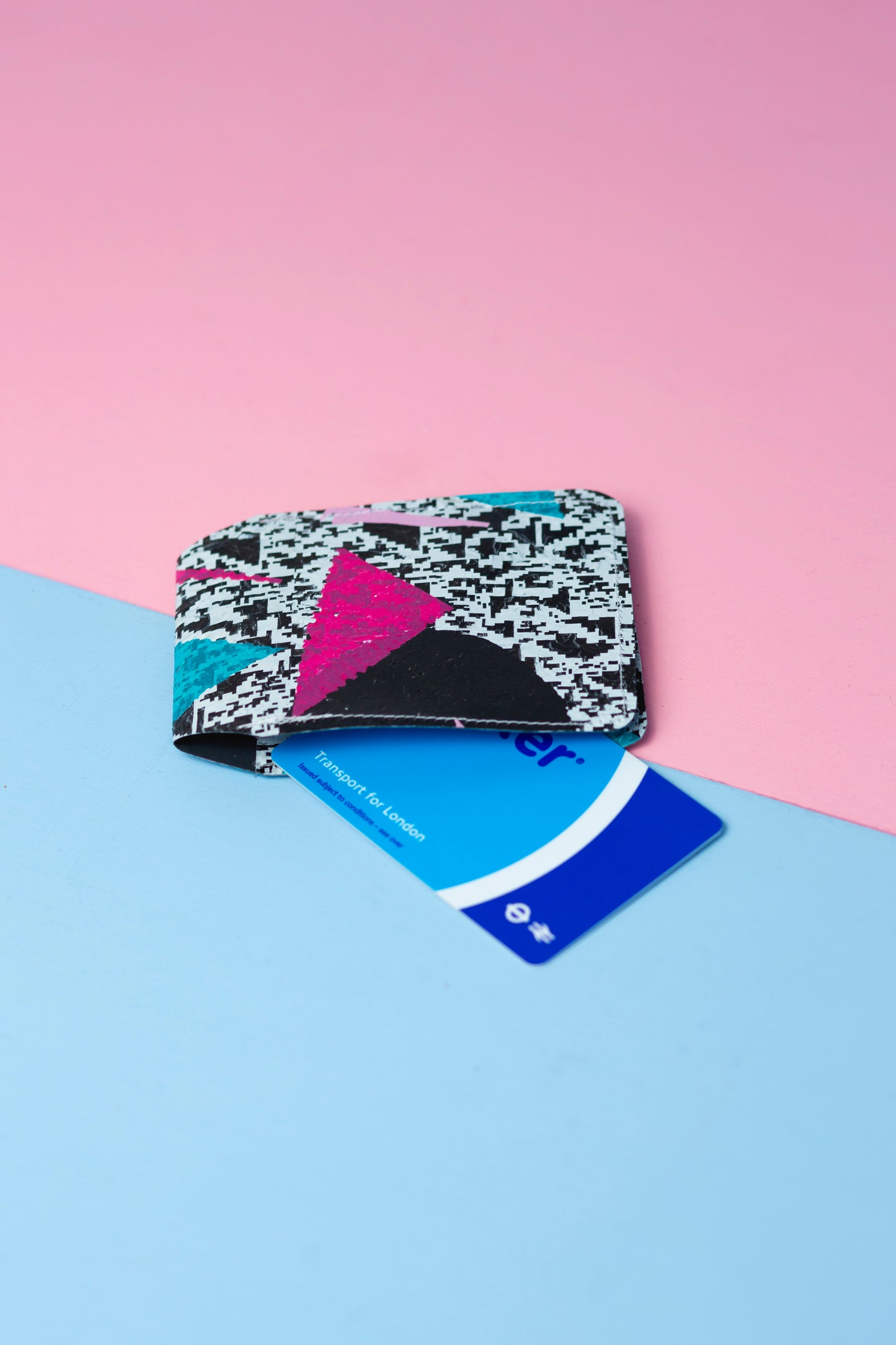 Card wallet: Asos turquoise and Pink